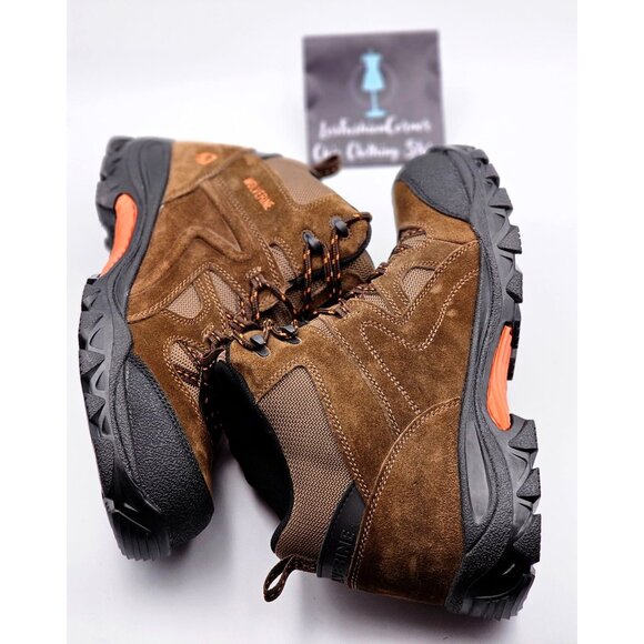 NWOB Wolverine Men's Brown Leather Hiking Waterproof Steel-Toe Boots Sz 12M 387 - Picture 8 of 15